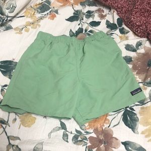Green Patagonia baggies